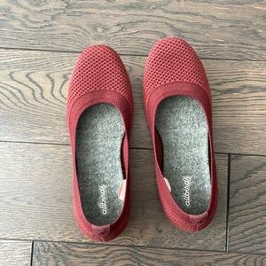 Allbirds maroon flats